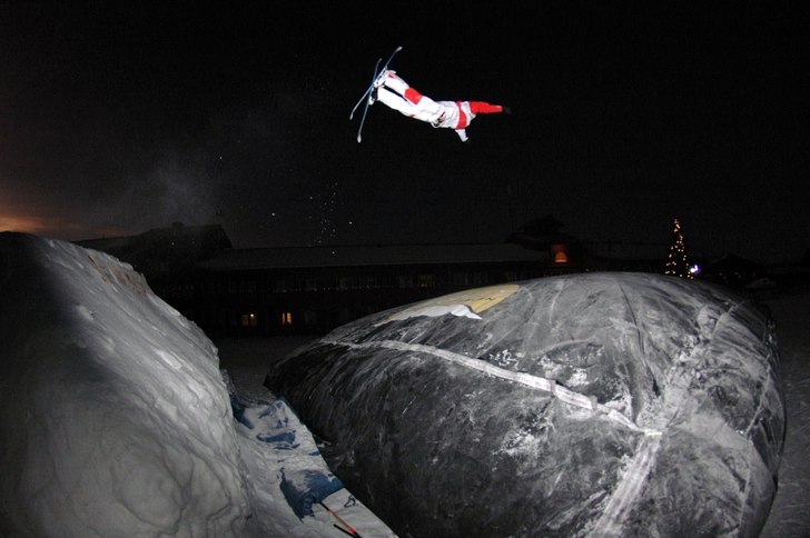 Jag på stötens bigairbag. Foto: Christoffer Wastegård. Åkare: Jag.