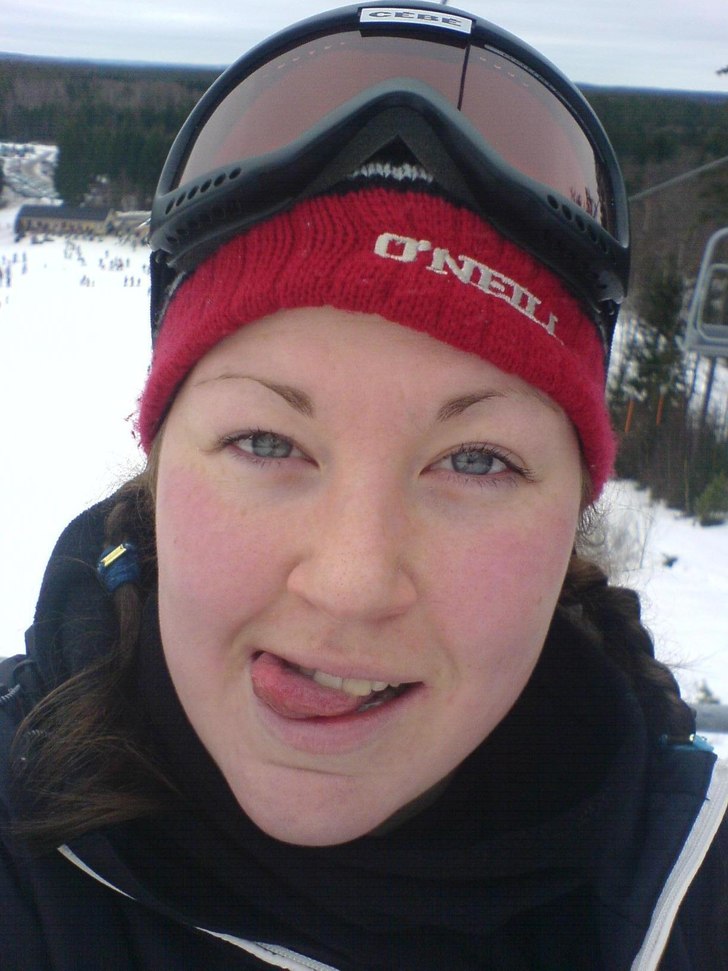 härligt att åka lift!.