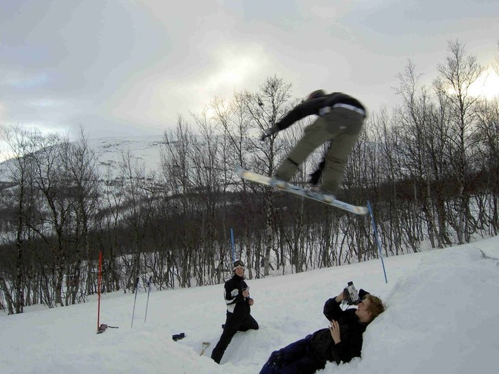 Nybörjare. :). Foto: Albin Eriksson. Åkare: Kalle Lindh.