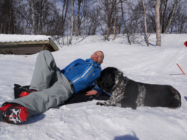 Jag o Balte softar lite...........