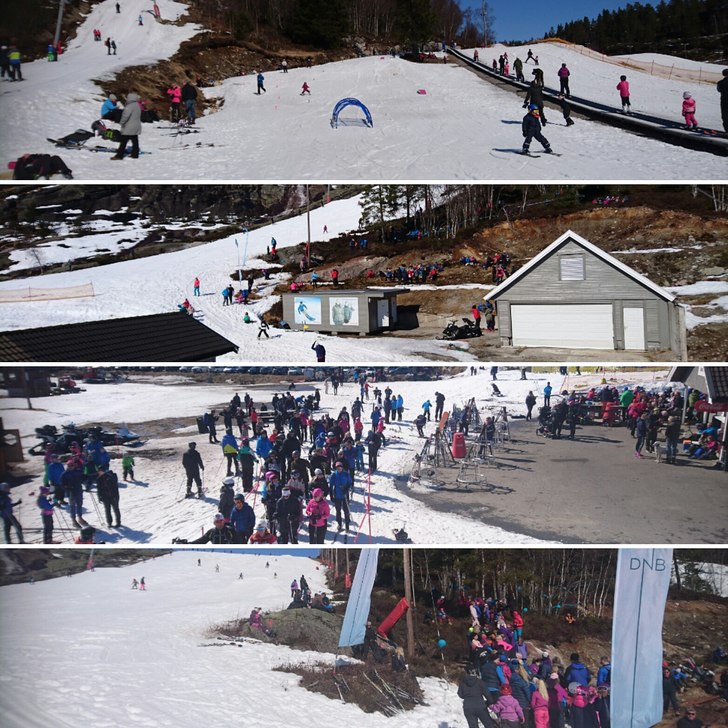 Langfredag
Langfredag betyr mye folk i både bakke.