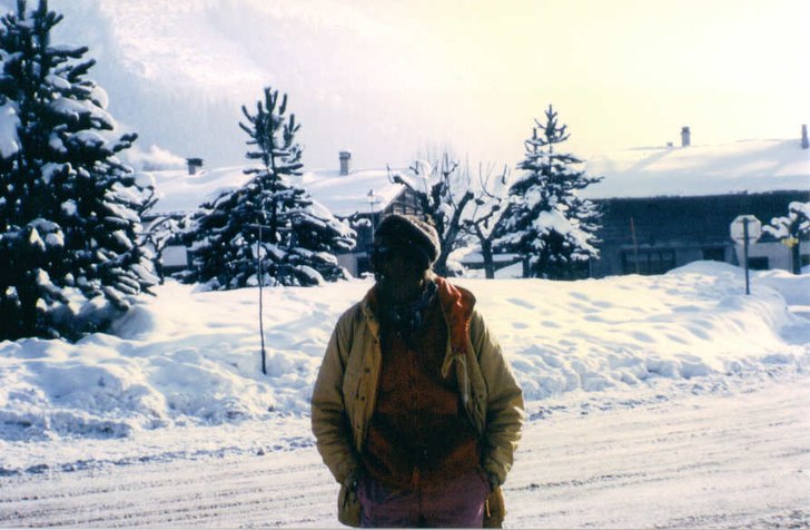 Michel Afanasieff före vi drar ut på berget.. Foto: Johan Fahlgren. Åkare: Michel Afanasieff.