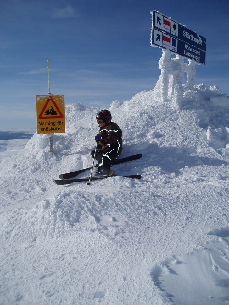 Livet är toppen på toppen. Foto: Pappa Jokke. Åkare: Alex Eriksson.