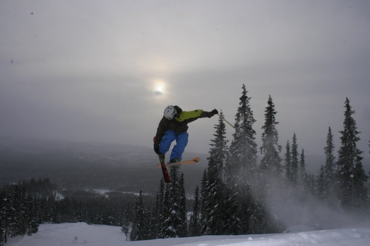 varför inte zero spinna litegrann ? . Foto: Joakim Hayland. Åkare: Patrik Jonsson (jag).