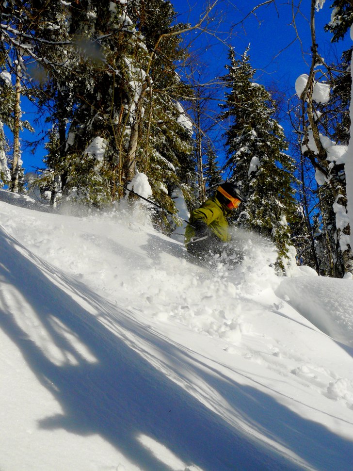 lite pow pow.. :). Foto: fredrik ögren. Åkare: simon sundberg.