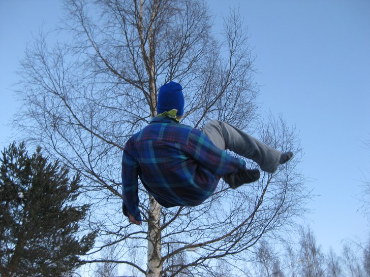 hoppade tidigt i år . Foto: anton sjölin. Åkare: johan ivarsson.