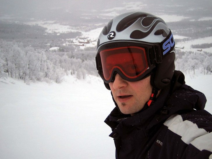 Bra med snö här med. Foto: Mats Rosén. Åkare: Mats Rosén.