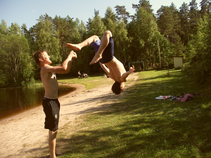 Backflip från handen. Foto: Bill Lundberg. Åkare: Isak Selder(Jag).
