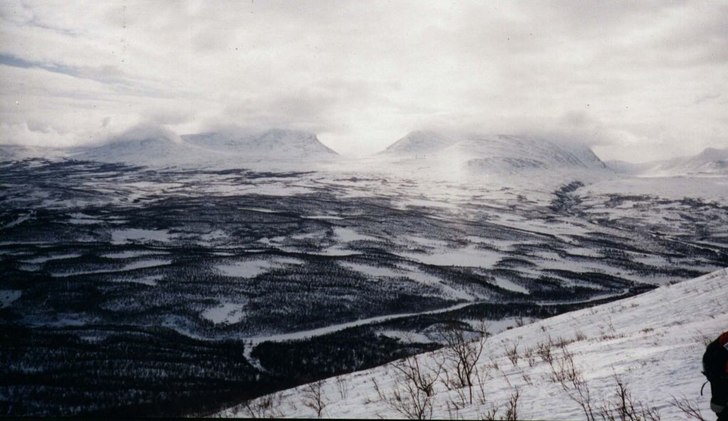 Lapporten sett från Nuolja.. Foto: Patrik Horsell.