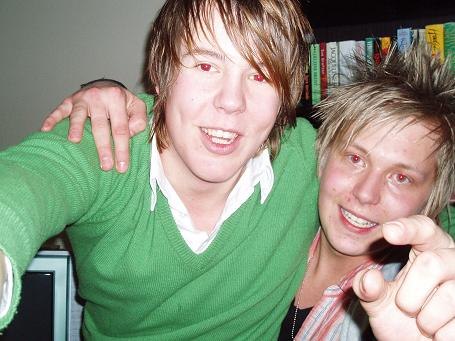 Jag och micha! //redeye :S.