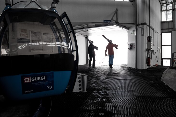 Kabinen Festkogel är från 1989 och ligger i plan. Foto: Johan Åkesson/Freeride.se.