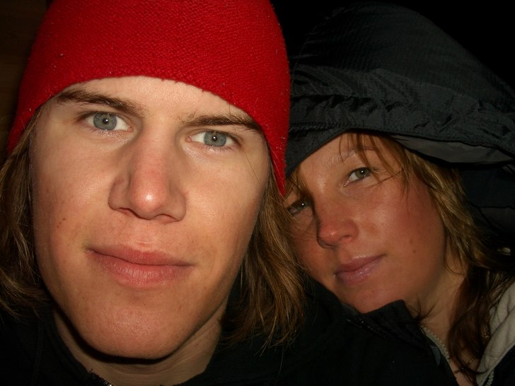 Jag och Reine i Stryn på semester. Foto: Reine Barkered.
