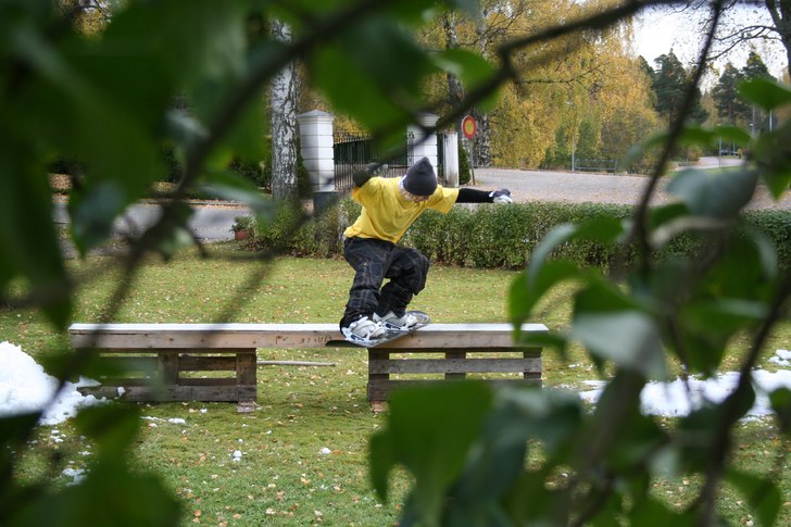 En liten session på Blommans gård.. Foto: ruuuk. Åkare: wahlan.