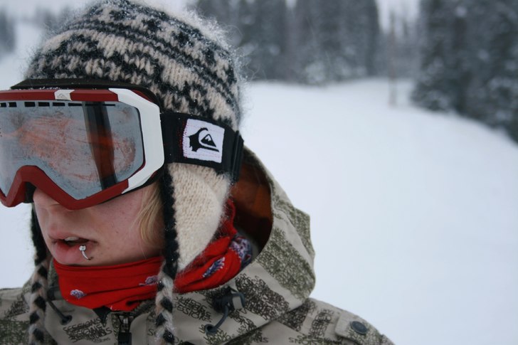 Linus i Borgafjäll. Foto: Emely Hansson. Åkare: Linus Bäckman.