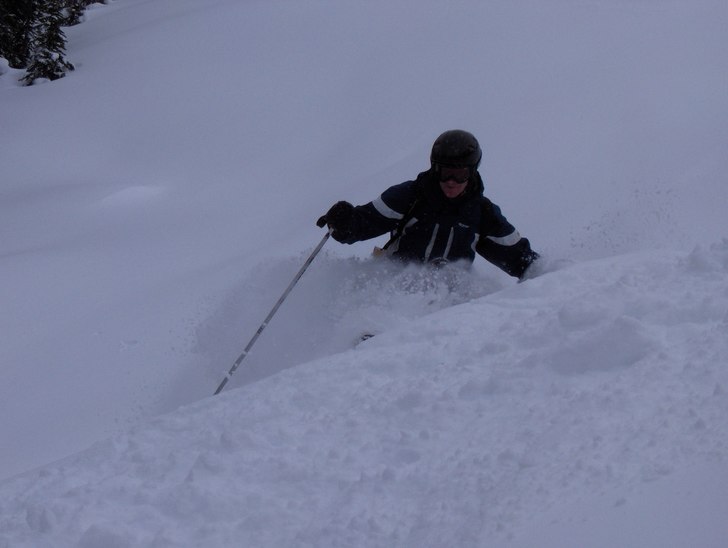 Revelstoke - vilket ställe!!! Har aldrig i mitt l. Foto: Peter Elofson. Åkare: Eric Gillberg.