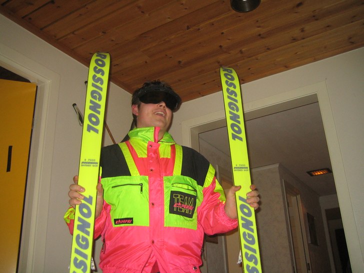 hade lite kul med nästa säsongs utrustning..... Foto: jag. Åkare: niklas.