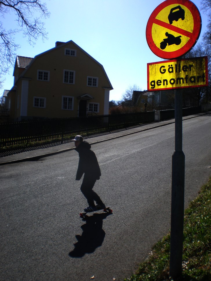 longboard :D. Foto: Felix Windolf. Åkare: Simon Blad.