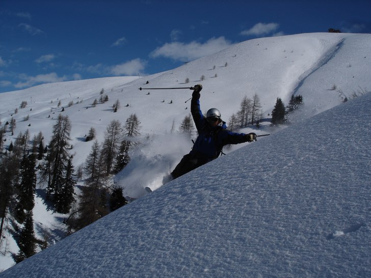 Fin sväng, men jag blev lite mörk.... Foto: Anders Rotstein. Åkare: Peter Kaminski.