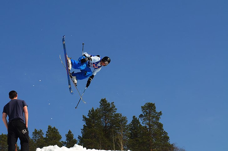 Precis på väg ur en switch cork 720.
Grym dag. Foto: magnumphoto.se. Åkare: Marcus Petersson.