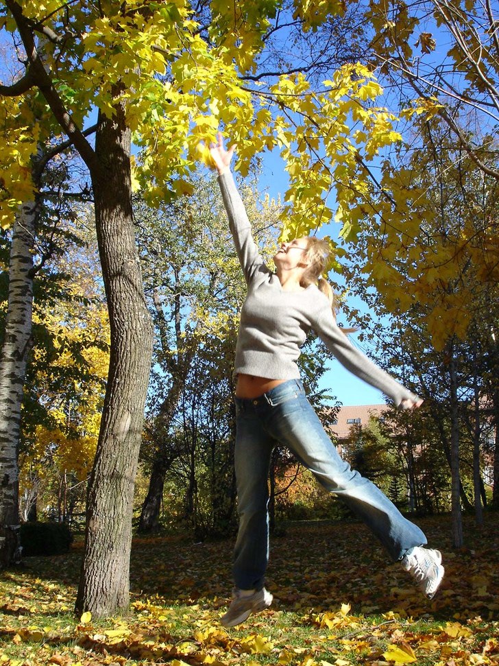 Härlig höstbild!. Foto: Johanna. Åkare: Sara.