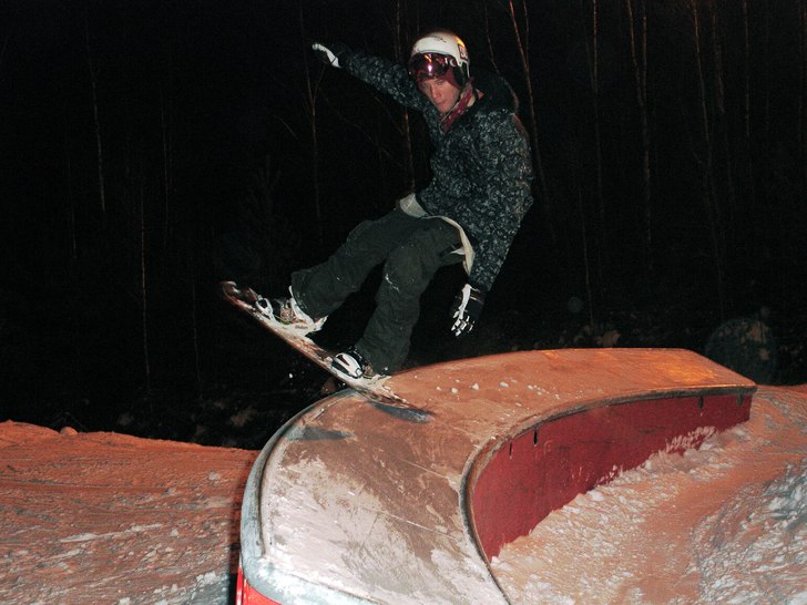 Rippi'n the C-box at vallåsen!. Foto: Brian Wolfe. Åkare: Joel Olovsson.