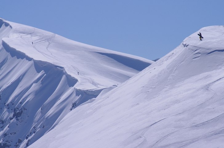 We had really good snow conitions a couple weeks a. Foto: Monia. Åkare: Niko.