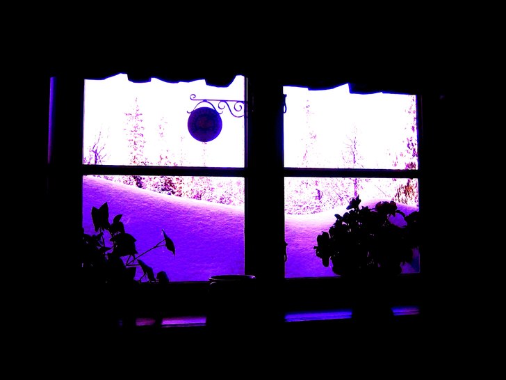 riktigt härligt att vakna upp till en halvmeters .