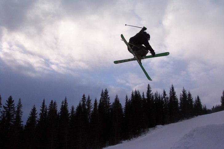 skööön 360 I första kicken i Trysils park i å. Foto: Sanna. Åkare: Markus Lövgren.