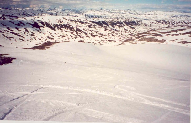 Åpningshelgen Stryn sommeren 2002. På tur ned SS. Foto: Elisabeth Eiternes.