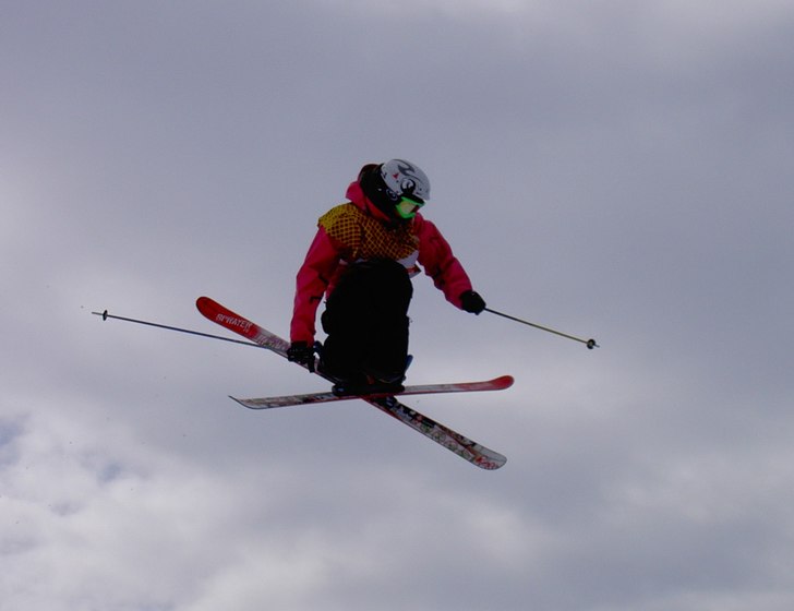 Emil Forss i big jump tävlingen.. Foto: Johanna Lerjerud. Åkare: Emil Forss.