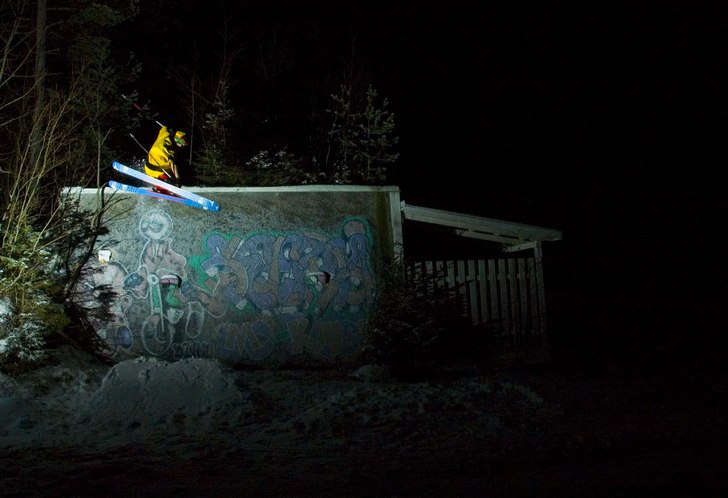 Superenåttii!. Foto: Gustav wennerström. Åkare: Jesper Wiklund.