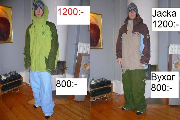 Till vänster, Rip Curl storlek XL 2008

Till h�. Foto: Eric Tidlund.