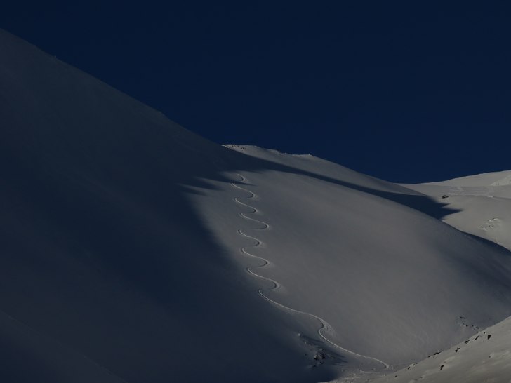 Spår efter Älvsbyns vassaste telisåkare(delad m. Foto: tryggve tirén.