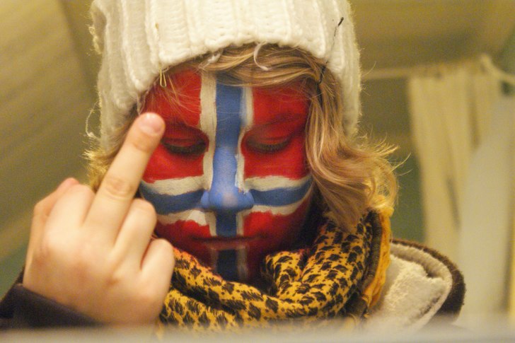 så klart man ska stå för vart man kommer ifrån. Foto: kristine G aune.