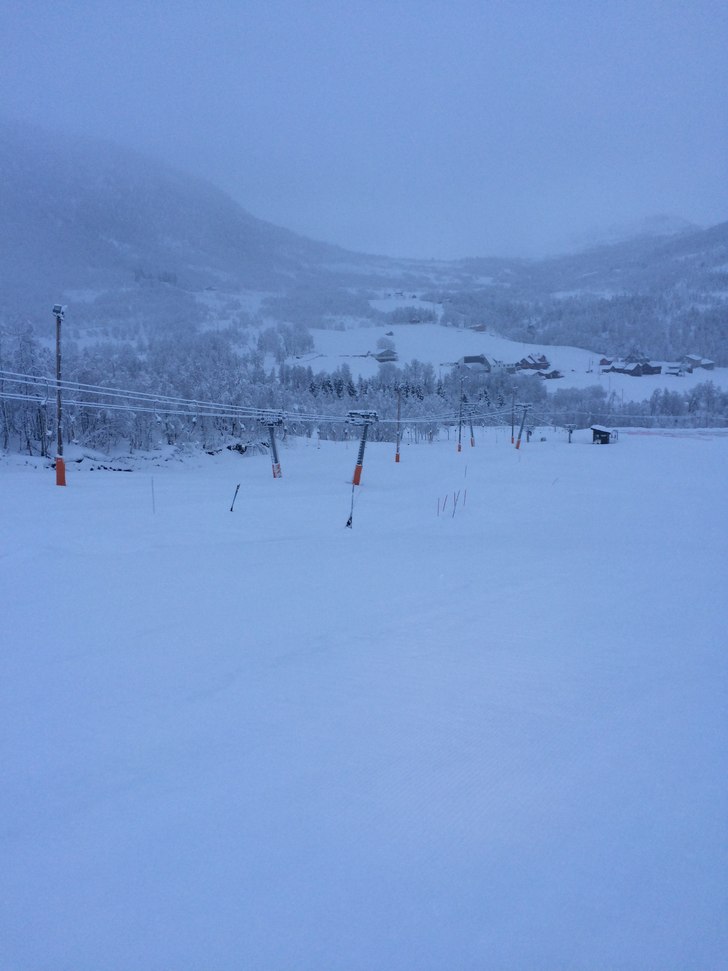 Onsdag 12 april
Onsdag er det skikkeleg vinter i M.