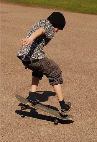 landa på en bonless. Foto: stefan hamreus. Åkare: malte hamreus.