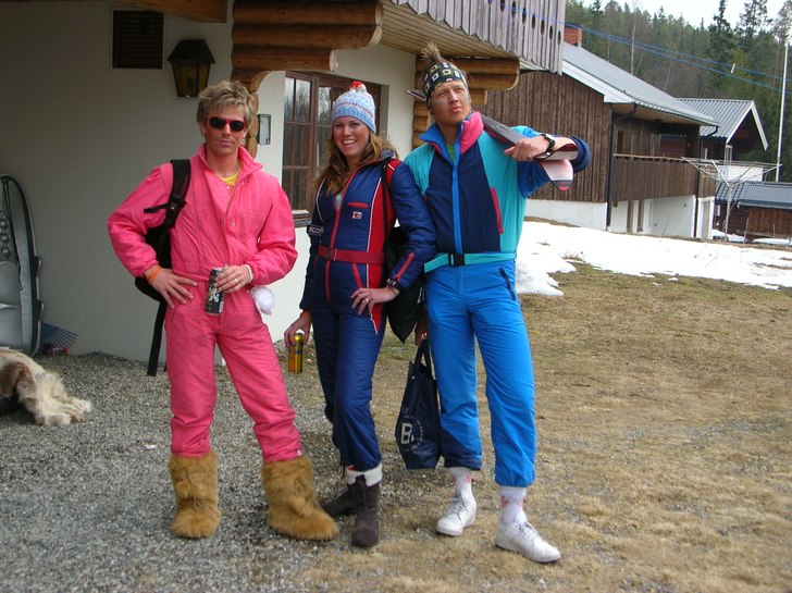 Mot Kitzbühl!!. Foto: Sofie. Åkare: Günther, Gullan o Bamse.