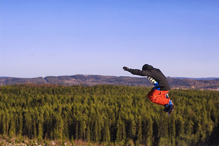 Skön bild i filipstads slalombacke :). Foto: Sid Paulson. Åkare: Anton treviranus.