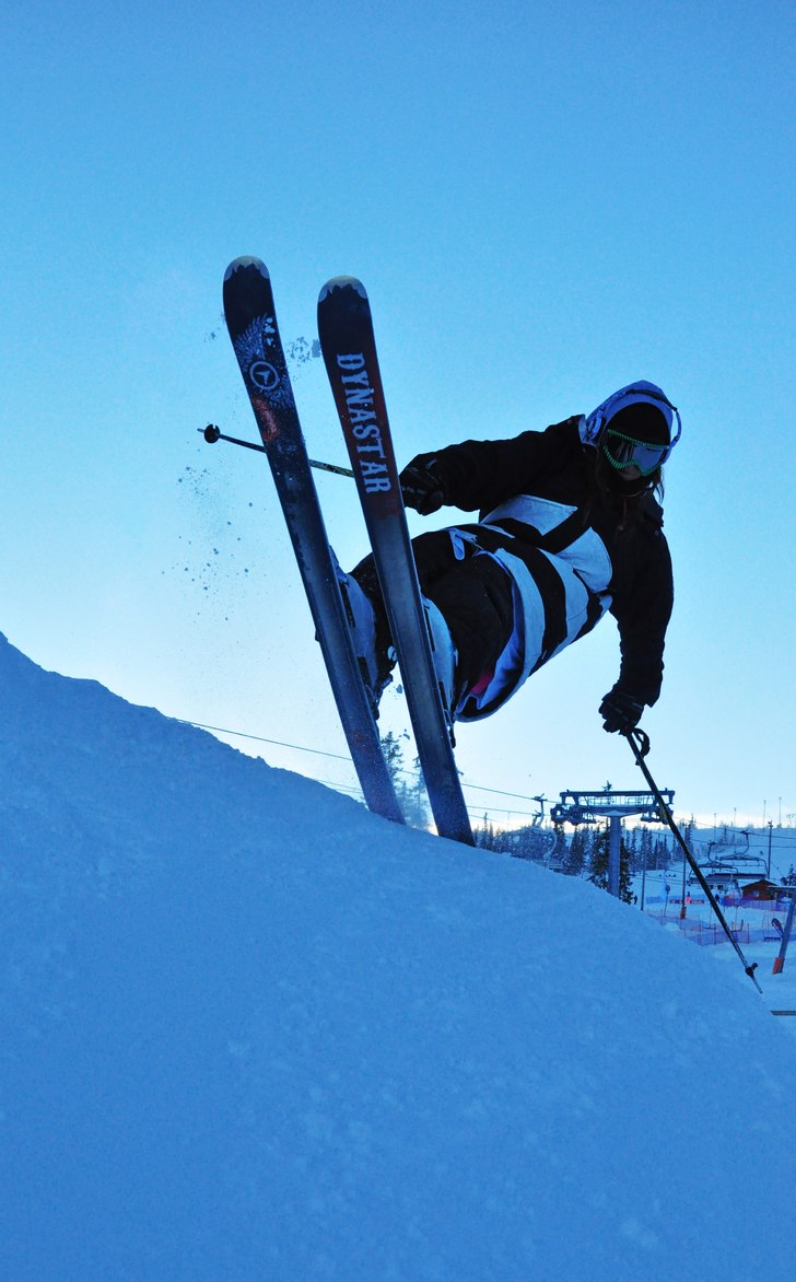 Sjukt fin dag i pinkpark. Foto: Pontus Johansson. Åkare: Pernilla Johansen.