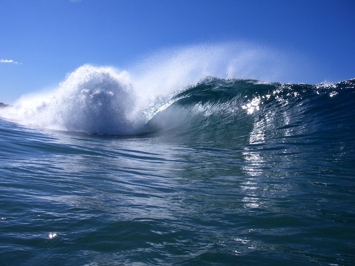Lekte i vattnet en dag på South Beach i Wollongon. Foto: Jakob Andersson. Åkare: ...