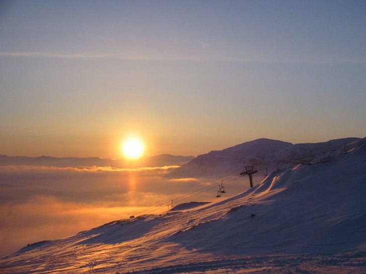 solugång i gränsleden 1. Foto: Jörgen Eriksson.