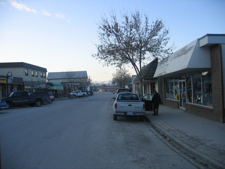 Sä här fult är det i Golden, men det kompensera. Foto: Robert Svensson.