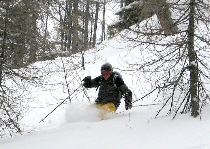 Djupt nr 5 i lärkskogen. Foto: Peter Karlsson. Åkare: Sture Ågren.