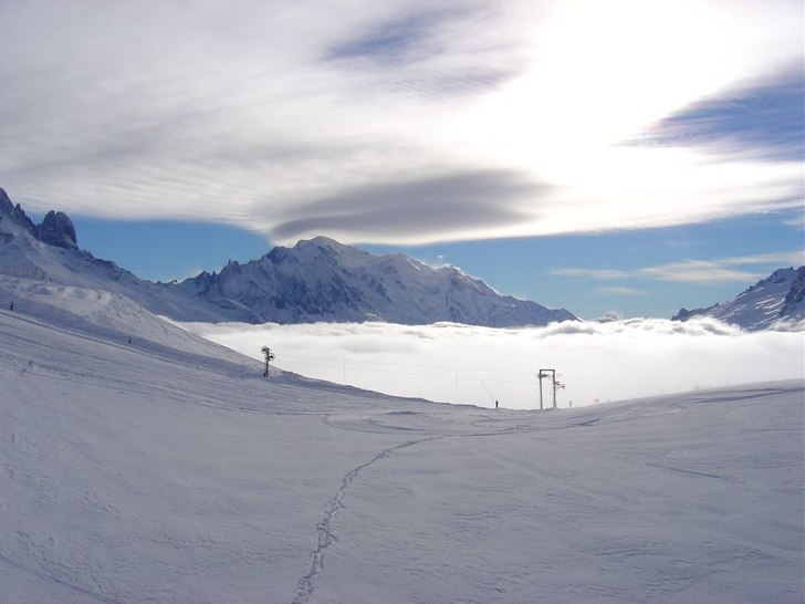 Dimman var riktigt tjock nere i dalen och den syns. Foto: Jonas Björklund.
