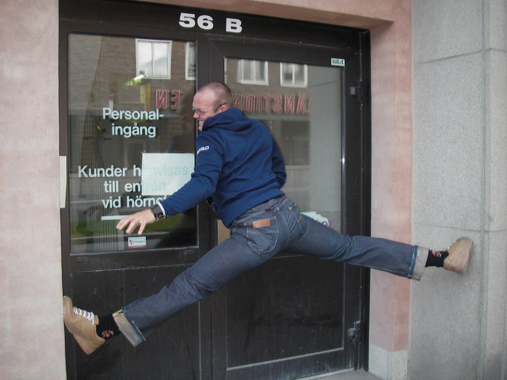 Midsommar skoj. Foto: Ante Tjärnhage. Åkare: Mattias Lindvert.