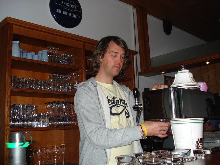 Marcus i Waltërs bar.. Foto: Jag.