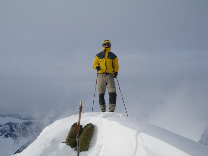 Sydtoppen på Keb.. Foto: AJ. Åkare: David.