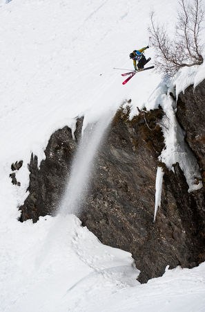 Voss Freeride challenge 09. Foto: Sverre Hjørnevik. Åkare: Ove Nestvold.