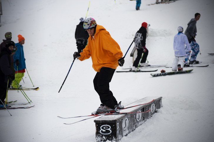 Väsjö Railjam 2010. Foto: Pax Engström Nyström. Åkare: Okänd.