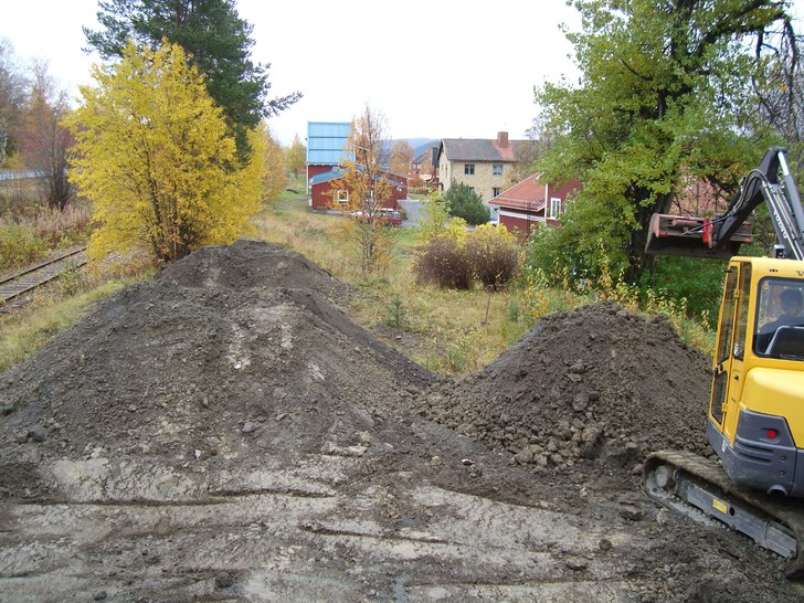 Järpens nya dirt. Hatar komunen. Jag fick ibörja. Foto: Erik Brohagen.